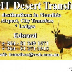 Transfers by car in Namibia