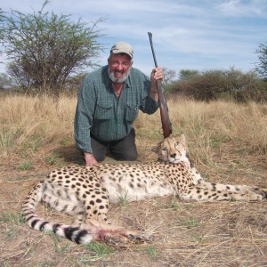 Hunting Cheetah in Namibia with Ozondjahe Hunting Safaris