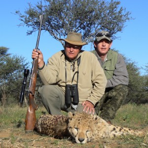 Hunting Cheetah in Namibia with Ozondjahe Hunting Safaris