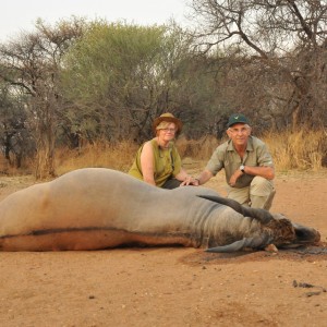 Hunting Cape Eland in Namibia