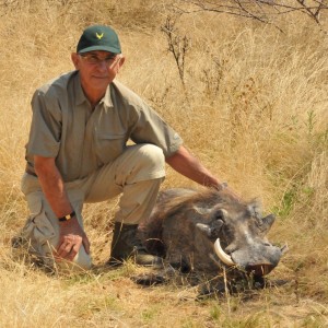 Hunting Warthog in Namibia