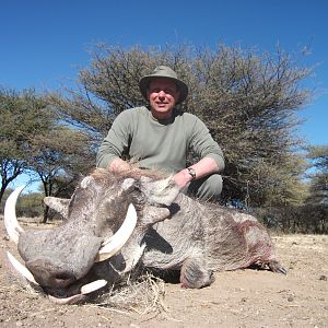 Hunting Warthog in Namibia