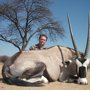 Hunting Gemsbok in Namibia