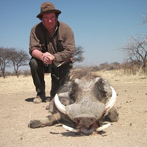 Hunting Warthog in Namibia