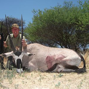 Hunting Gemsbok in Namibia