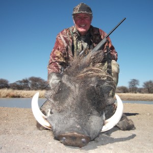 Hunting Warthog in Namibia