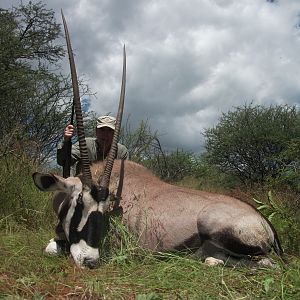 Hunting Gemsbok in Namibia