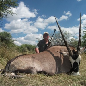 Hunting Gemsbok in Namibia