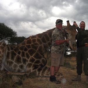 Hunting Giraffe in Namibia