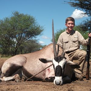 Hunting Gemsbok in Namibia