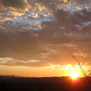 Sunset Damaraland Namibia