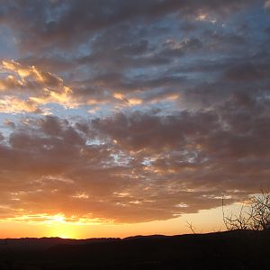 Sunset Damaraland Namibia