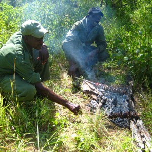 elephant kabobs in the making.