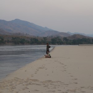 fishing below mupata gorge to lower zambezi NP