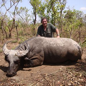 West African Savannah Buffalo hunted in Benin with Club Faune