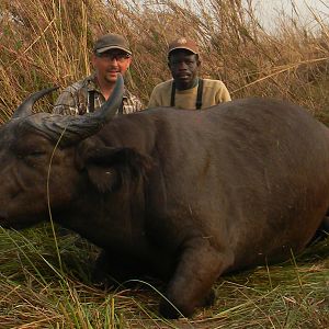 West African Savannah Buffalo hunted in Benin with Club Faune