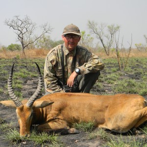 Western/Buffon Kob hunted in Benin with Club Faune