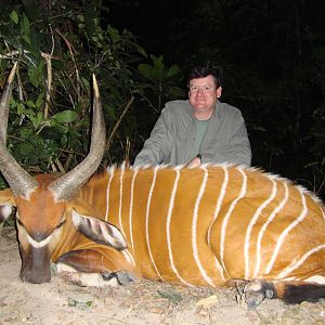 Bongo hunted in Central Africa with Club Faune