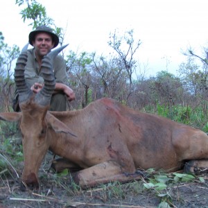 Lelwel Hartebeest hunted in Central Africa with Club Faune