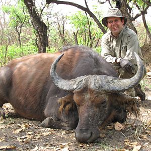 Central African Savannah Buffalo hunted in Central Africa with Club Faune