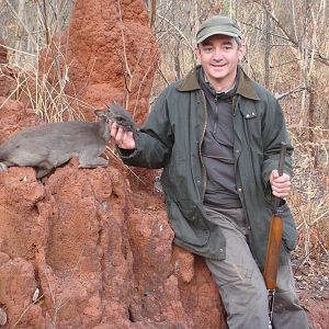 Blue Duiker hunted in Central Africa with Club Faune