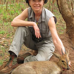 Duiker hunted in Central Africa with Club Faune