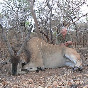 Lord Derby Eland hunted in Central Africa with Club Faune