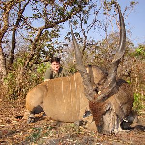 Lord Derby Eland hunted in Central Africa with Club Faune