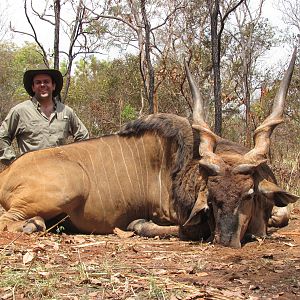 Lord Derby Eland hunted in Central Africa with Club Faune