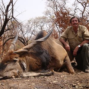 Lord Derby Eland hunted in Central Africa with Club Faune