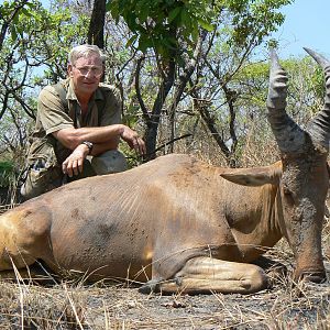 Lelwel Hartebeest hunted in Central Africa with Club Faune