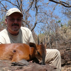 Red-Flanked Duiker hunted in Central Africa with Club Faune