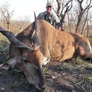 Lord Derby Eland hunted in Central Africa with Club Faune