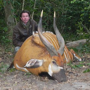 Bongo hunted in Central Africa with Club Faune