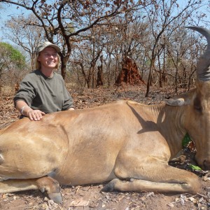 Lelwel Hartebeest hunted in Central Africa with Club Faune