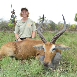 Western Kob/Buffon hunted in Central Africa with Club Faune