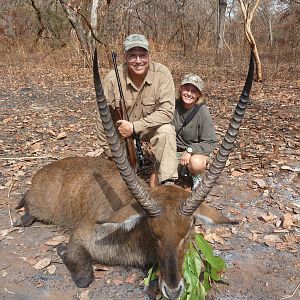 Defassa Waterbuck hunted in Central Africa with Club Faune