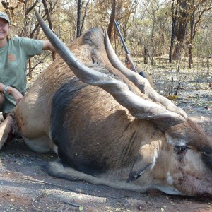 Lord Derby Eland hunted in Central Africa with Club Faune