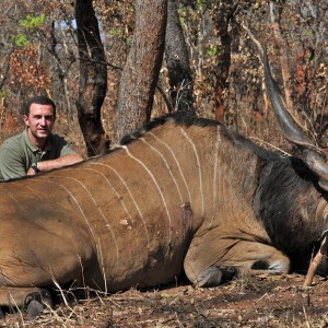 Lord Derby Eland hunted in Central Africa with Club Faune