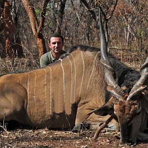 Lord Derby Eland hunted in Central Africa with Club Faune