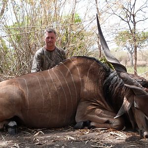 Lord Derby Eland hunted in Central Africa with Club Faune