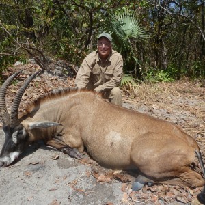 Roan Antelope hunted in Central Africa with Club Faune