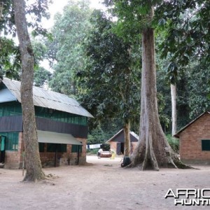 Hunting camp in Congo