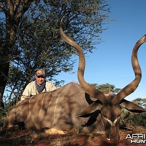 Greater Kudu hunted with Wintershoek Johnny Vivier Safaris