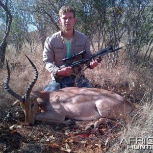 impala taken with crossbow hunt