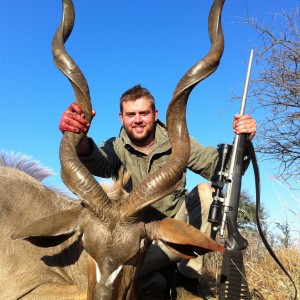 Kudu shot 75km East of Windhoek, Namibia