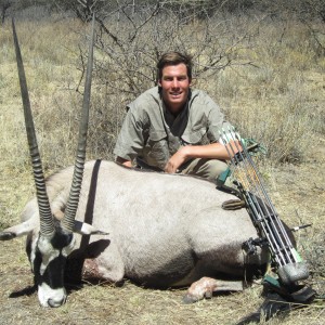 Gemsbok hunted with Ozondjahe Hunting Safaris in Namibia