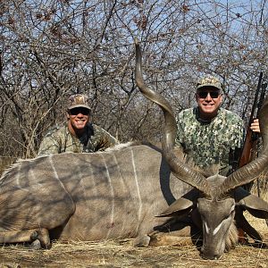 Greater Kudu hunted with Ozondjahe Hunting Safaris in Namibia