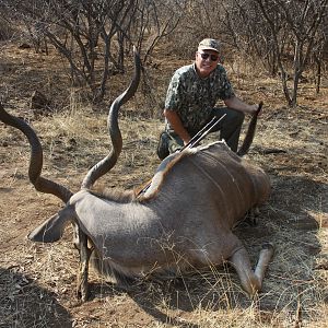 Greater Kudu hunted with Ozondjahe Hunting Safaris in Namibia