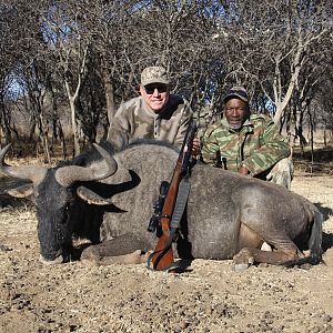 Blue Wildebeest hunted with Ozondjahe Hunting Safaris in Namibia